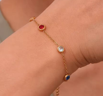 Pulsera con zirconia